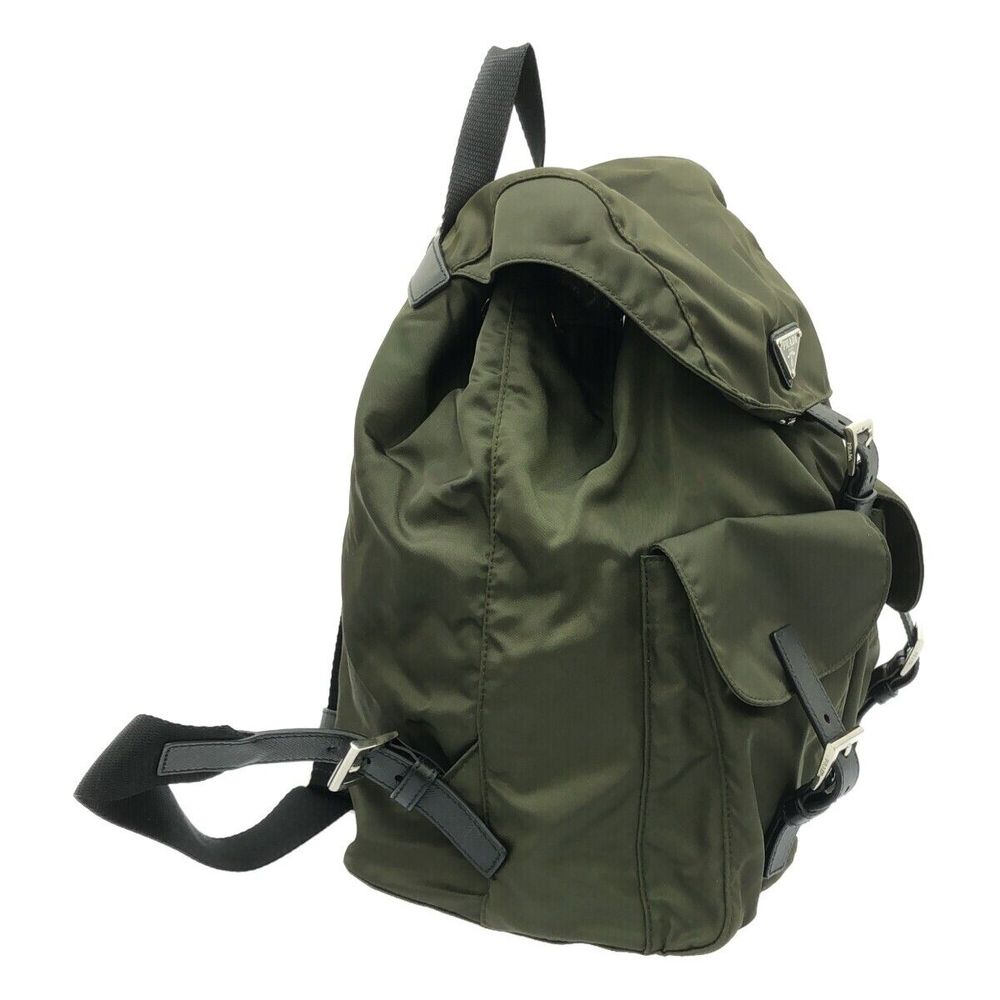 Auth Prada - Dark Green Black Nylon #99191P75B - Picture 2 of 13